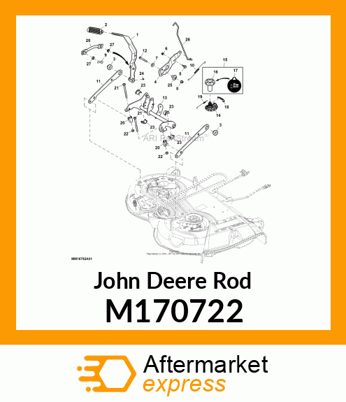 ROD, LIFT LOCK,LIFT SYSTEM COMMON P M170722