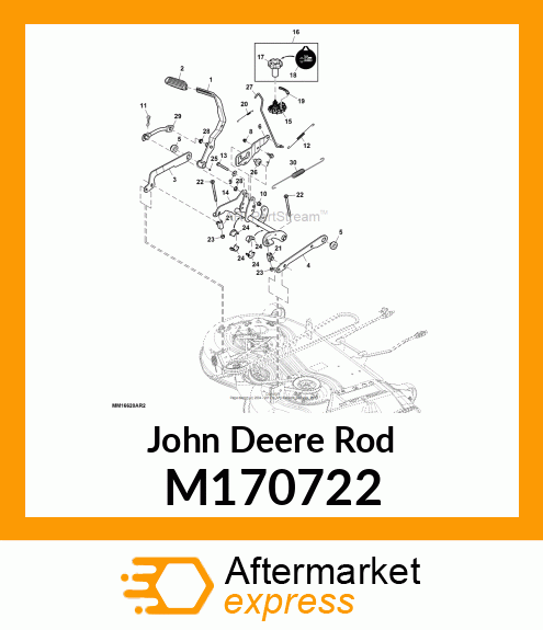 ROD, LIFT LOCK,LIFT SYSTEM COMMON P M170722