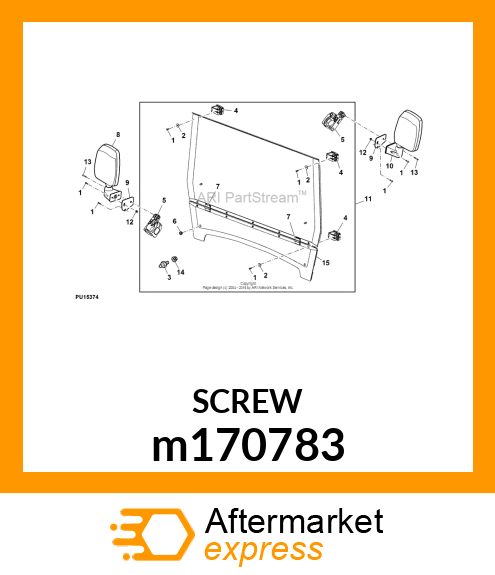 SCREW, HEX SKT BUTTON HD, METRIC m170783