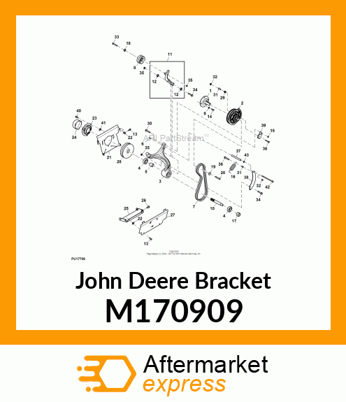 BRACKET, CLUTCH ANTI M170909