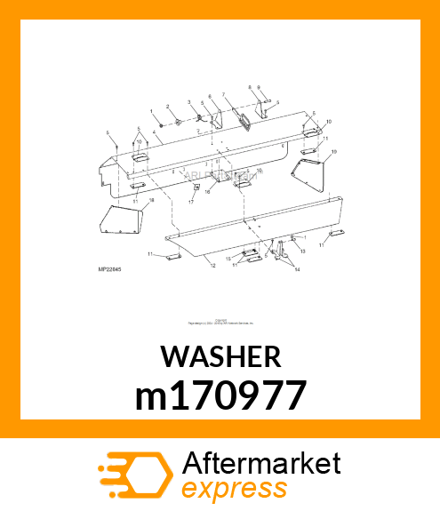 PLATE, LOCKING WASHER m170977