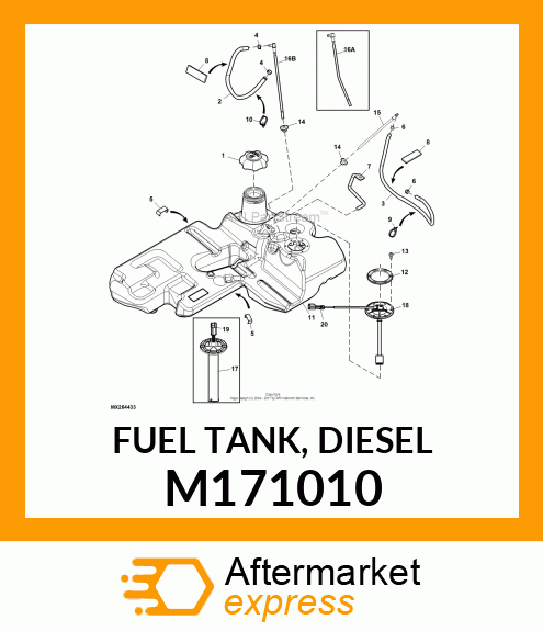 FUEL TANK, DIESEL M171010