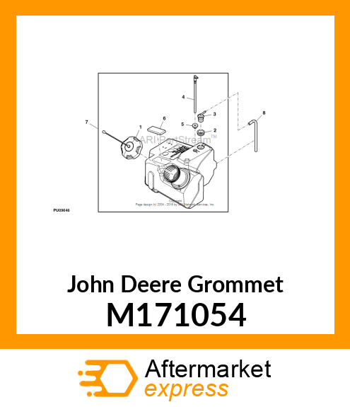 GROMMET, GROMMET, ROV NITRILE M171054