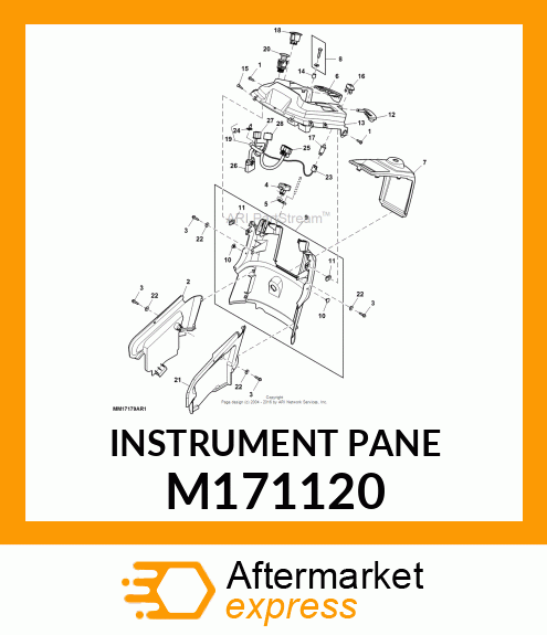 INSTRUMENT PANEL, X3/X5 M171120