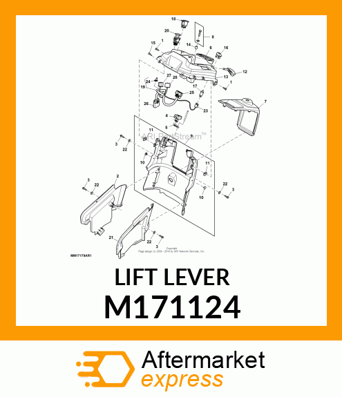 HANDLE, LIFT M171124