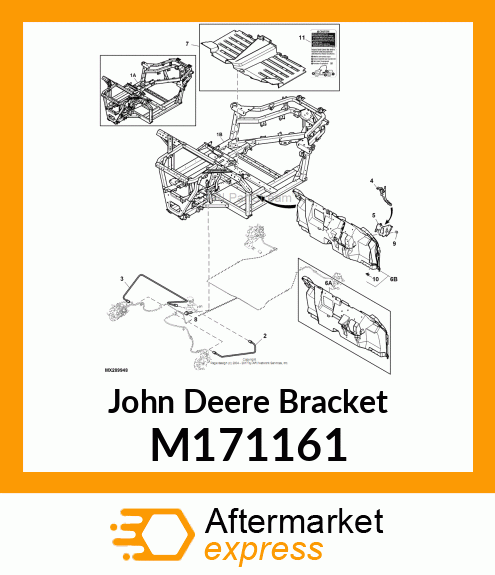 BRACKET, BRAKE, PARK, MOUNTING BRAC M171161