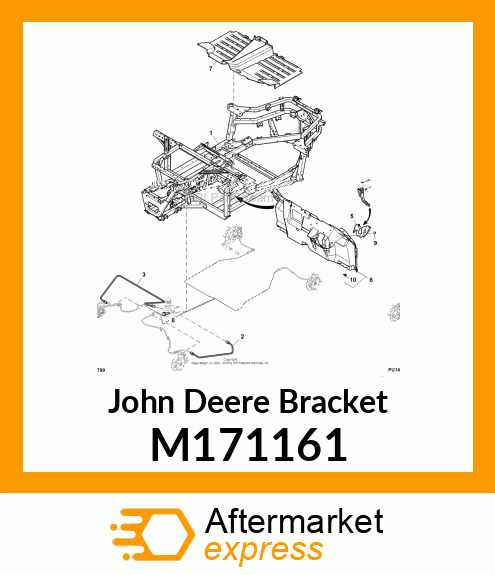 BRACKET, BRAKE, PARK, MOUNTING BRAC M171161