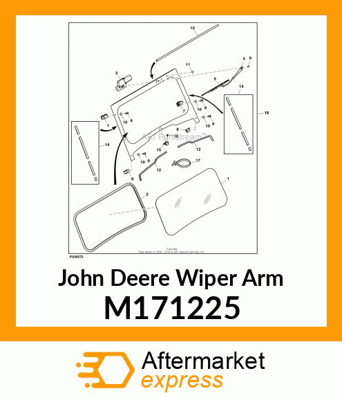 WIPER ARM M171225