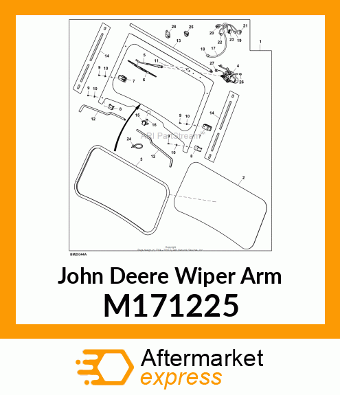 WIPER ARM M171225