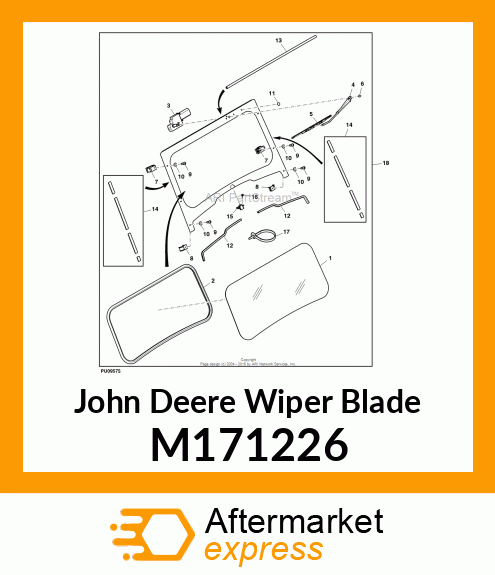 WIPER BLADE M171226