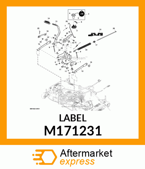 LABEL, LIFT ASSIST ADJUSTMENT M171231