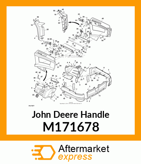 HANDLE, HANDLE, DOOR M171678