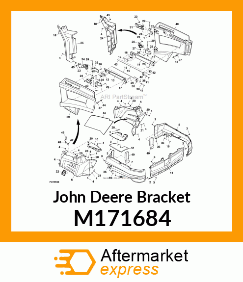 BRACKET, BRACKET, DOOR LOWER HINGE M171684