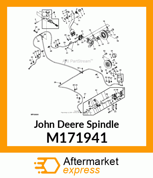 SPINDLE, SPINDLE, FRONT BRAKES RH M171941