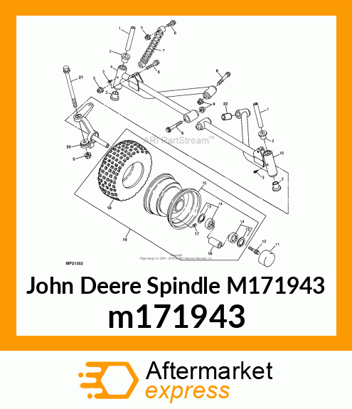 SPINDLE, SPINDLE, RH m171943