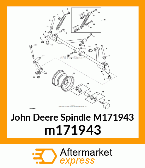 SPINDLE, SPINDLE, RH m171943