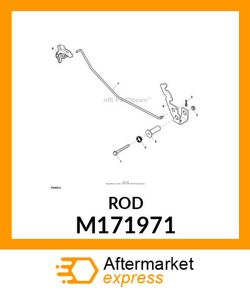 ROD, PARK BRAKE M171971