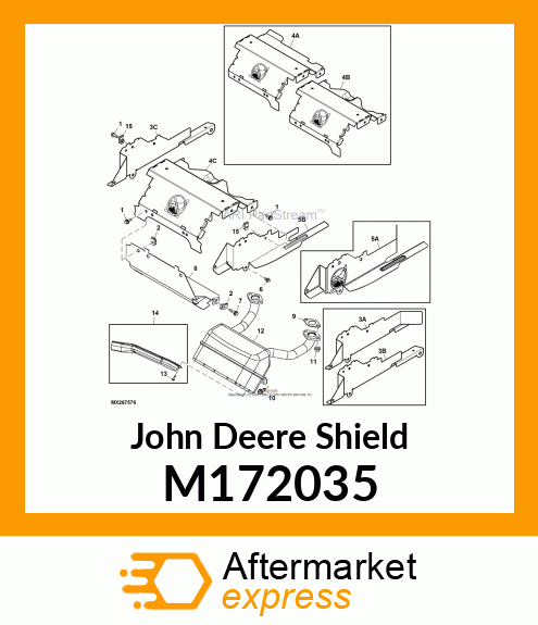 SHIELD, MUFFLER TOP CP A/C ENGINES M172035