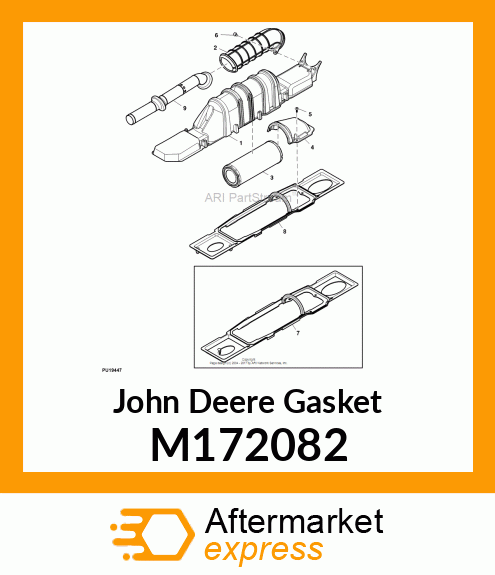 GASKET, GASKET, AIR CLEANER COVER M172082