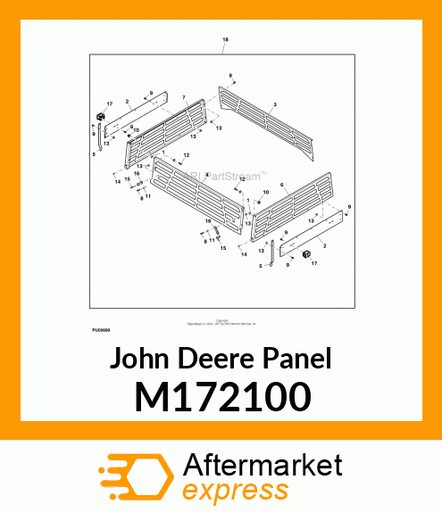 PANEL, SIDE EXTENSION, PANEL, LOWER M172100