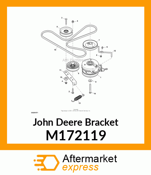 BRACKET, IDLER M172119