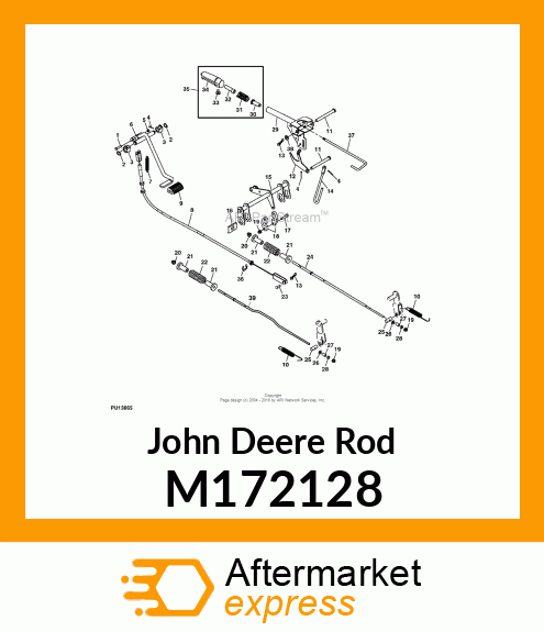 ROD, ROD, BRAKE (4X2) M172128