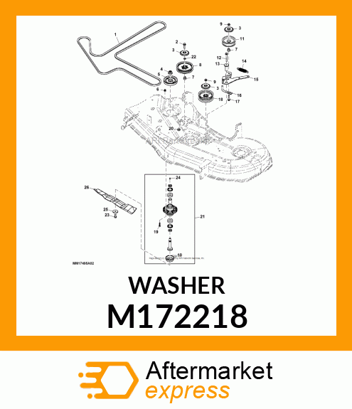 WASHER, WASHER, BELLEVILLE M172218