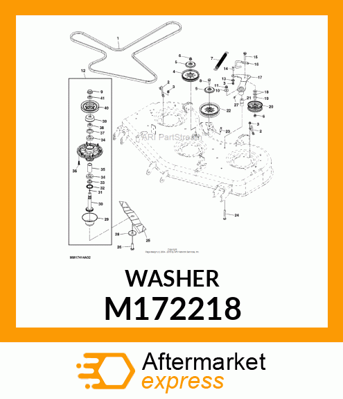 WASHER, WASHER, BELLEVILLE M172218