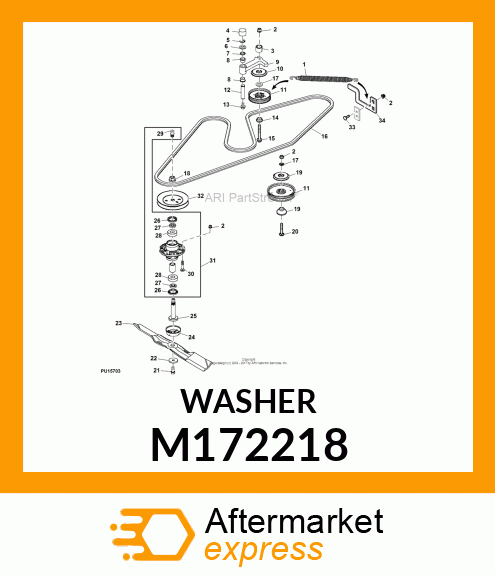 WASHER, WASHER, BELLEVILLE M172218