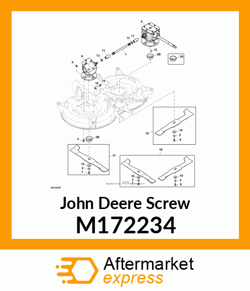 SCREW, SCREW,HEX,ISO4017,M16LHX2X45 M172234