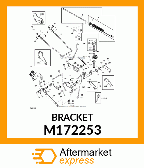 PLATE, PLATE, LH LIFT ARM M172253