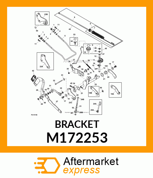 PLATE, PLATE, LH LIFT ARM M172253