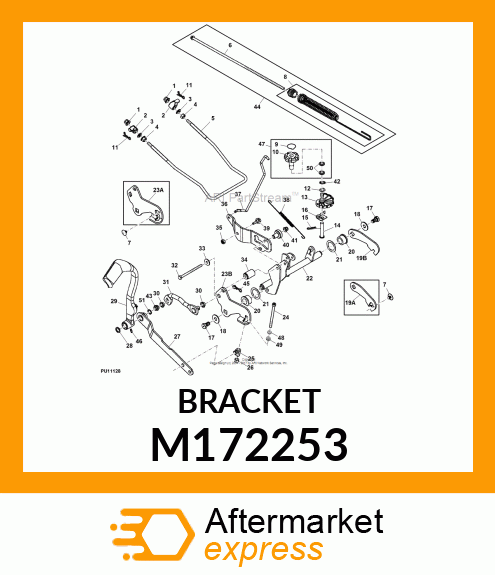 PLATE, PLATE, LH LIFT ARM M172253