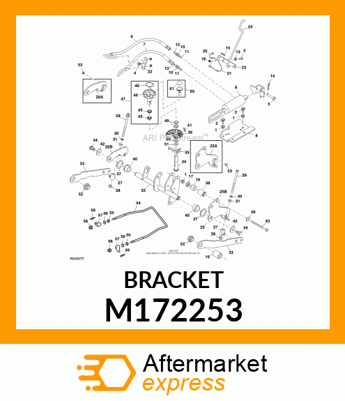 PLATE, PLATE, LH LIFT ARM M172253