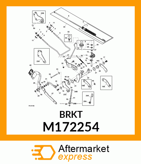 PLATE, PLATE, RH LIFT ARM M172254