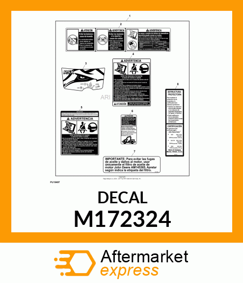 LABEL, INFORMATION (SP) M172324