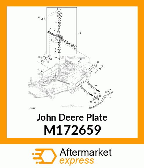 PLATE, MOUNTING 48A M172659