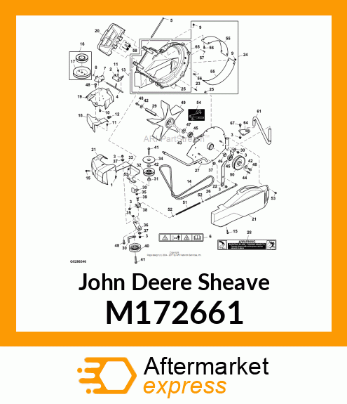 SHEAVE, SHEAVE, SPINDLE M172661