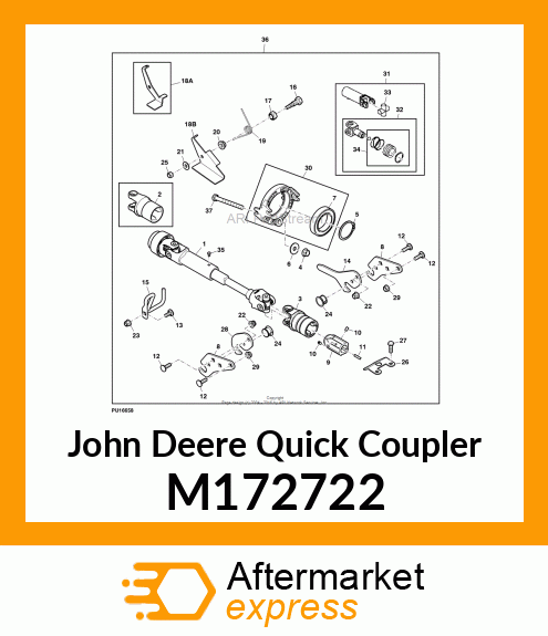 QUICK COUPLER, QUICK COUPLER MID PT M172722