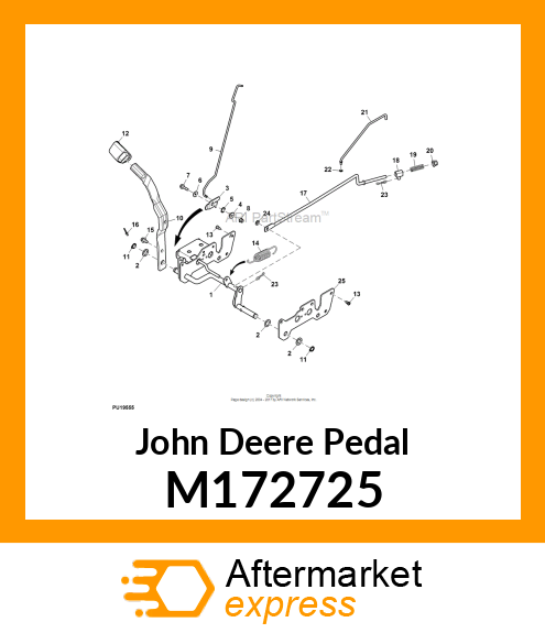 PEDAL M172725