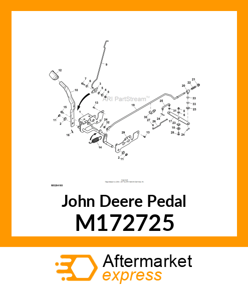 PEDAL M172725