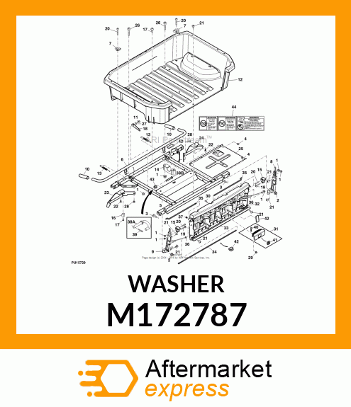 CABLE, TAILGATE M172787