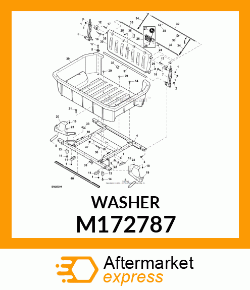 CABLE, TAILGATE M172787