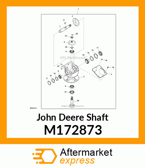 SHAFT, SHAFT, GEARBOX M172873