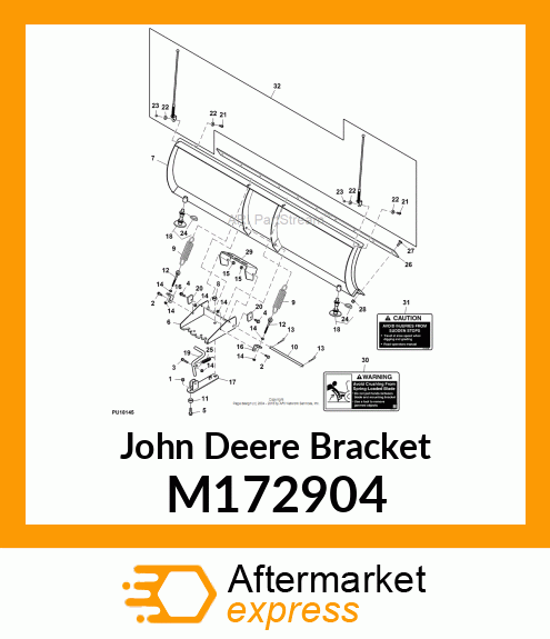 BRACKET, BRACKET, BLADE ROPE M172904