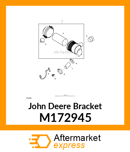 ROD, AIR CLEANER MOUNTING M172945