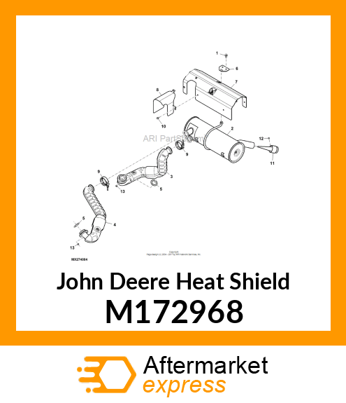 SHIELD, EXHAUST M172968