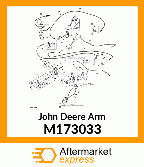 ARM, ARM, 4WD SHIFT M173033