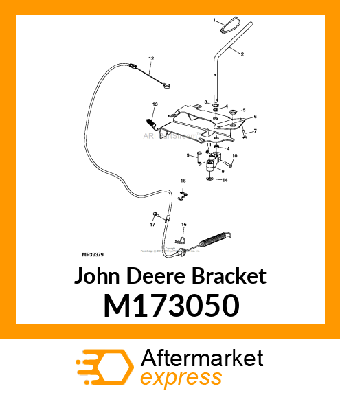 BRACKET, BRACKET, IDLER ARM M173050