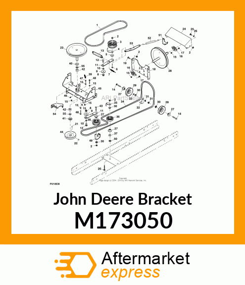 BRACKET, BRACKET, IDLER ARM M173050